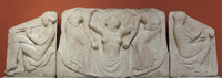 Трон Людовизи (Рождение Афродиты. Мрамор. Около 470 г. до н.э. Рим. Музей Терм)