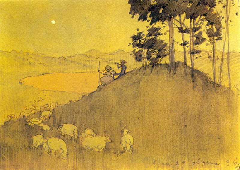 Прогулка после дождя (1896 г.)