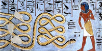 Змей Апоп и бог Ра