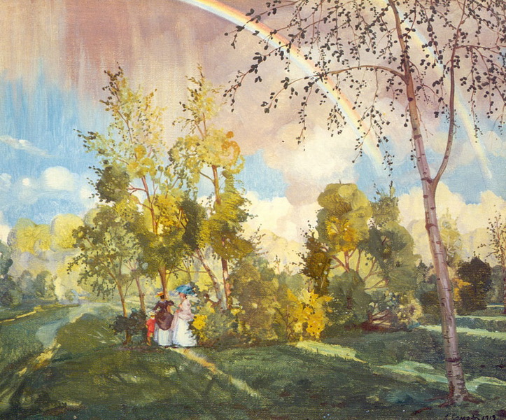 Пейзаж с радугой (1915 г.)
