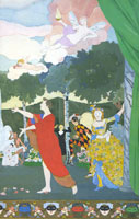 Проект занавеса для Свободнго театра (1913 г.) 