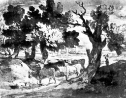 Пейзаж с пастухом и стадом (Т. Гейнсборо, 1770-е г.)