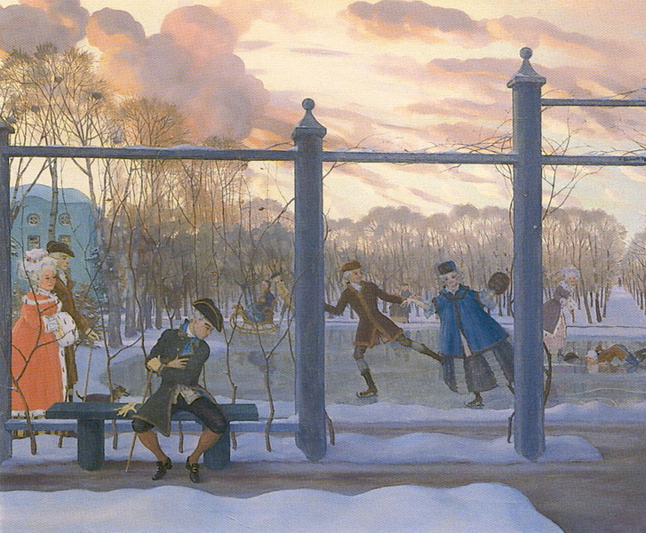 Зима. Каток (1915 г.)