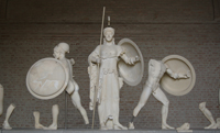 Скульптурная группа (Центральный фронтон храма Афайи. Около 500 г. до н.э.)